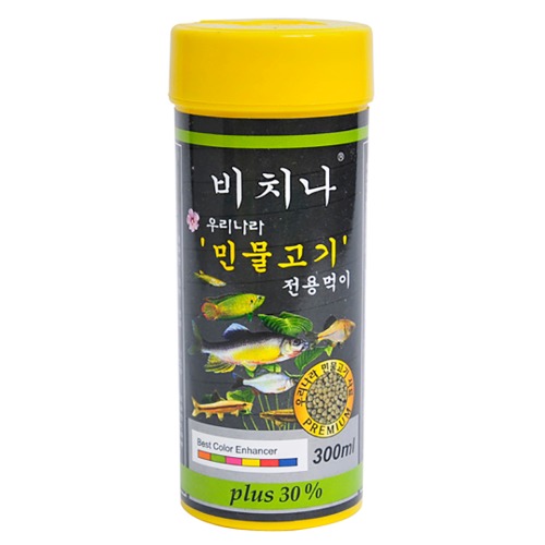 핑퐁 비치나 민물고기 110g (토종 민물고기 사료)